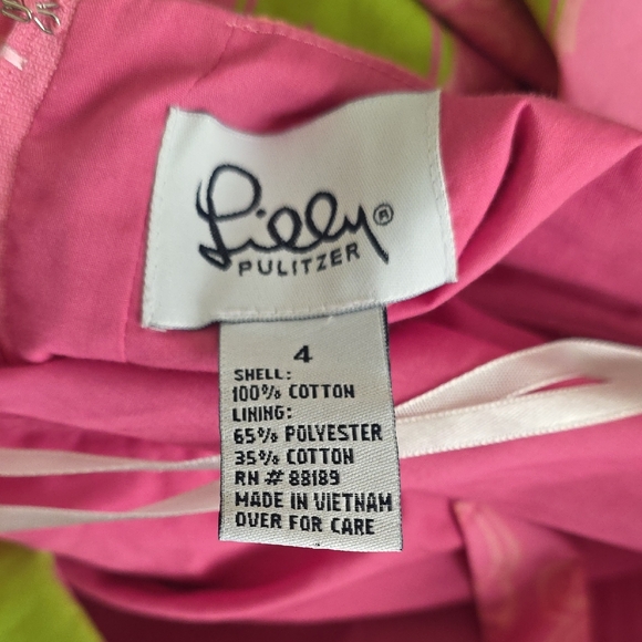Lilly Pulitzer Pink Cotton Dress - Picture 4 of 4